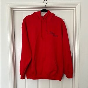 Only Murders in the Building large red hoodie